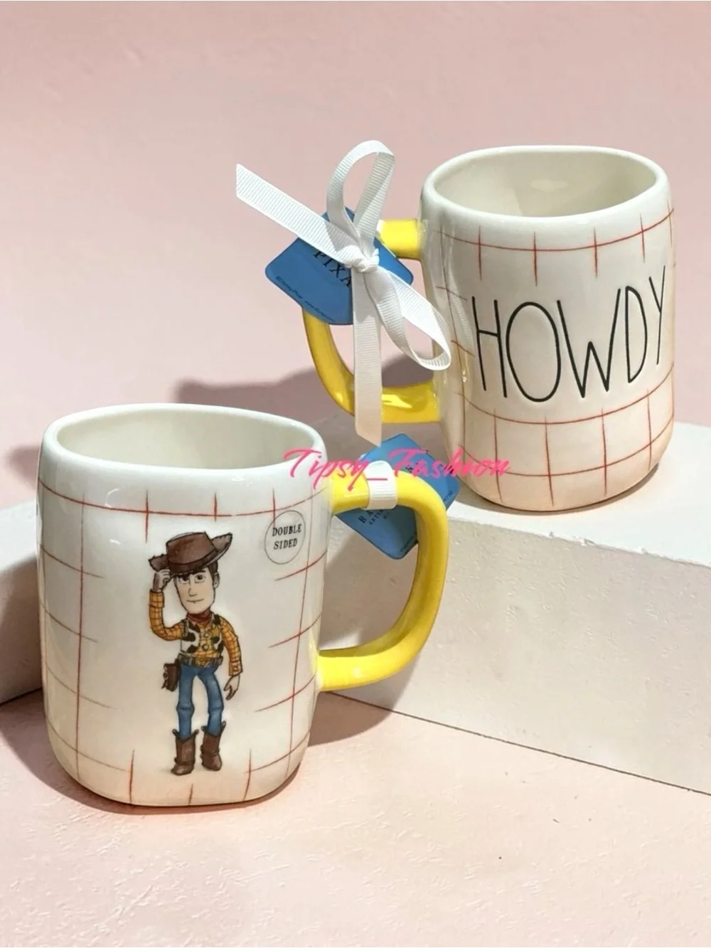Rae Dunn Disney Pixar Toy Story Woody HOWDY Mug NWT